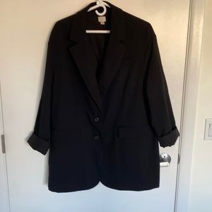 TARGET/A NEW DAY xxl black blazer oversized fit, worn once and washed